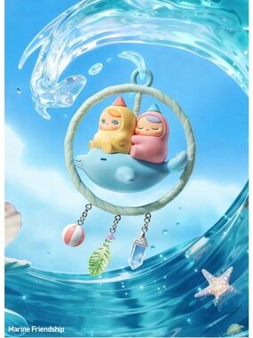 New Sealed Pop Mart Pucky Dream Wishes - Marine Friendship